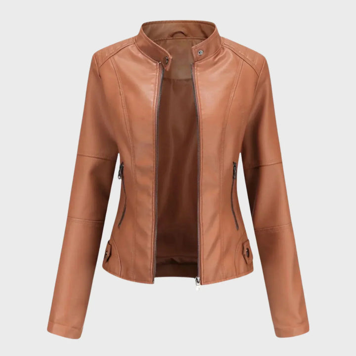 Everyday Leather Jacket with Timeless Elegance