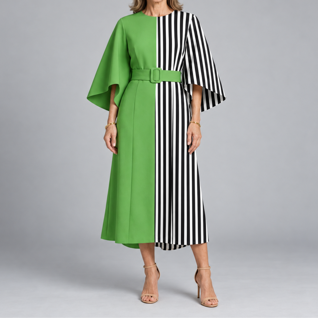 Statement Print Midi Dress