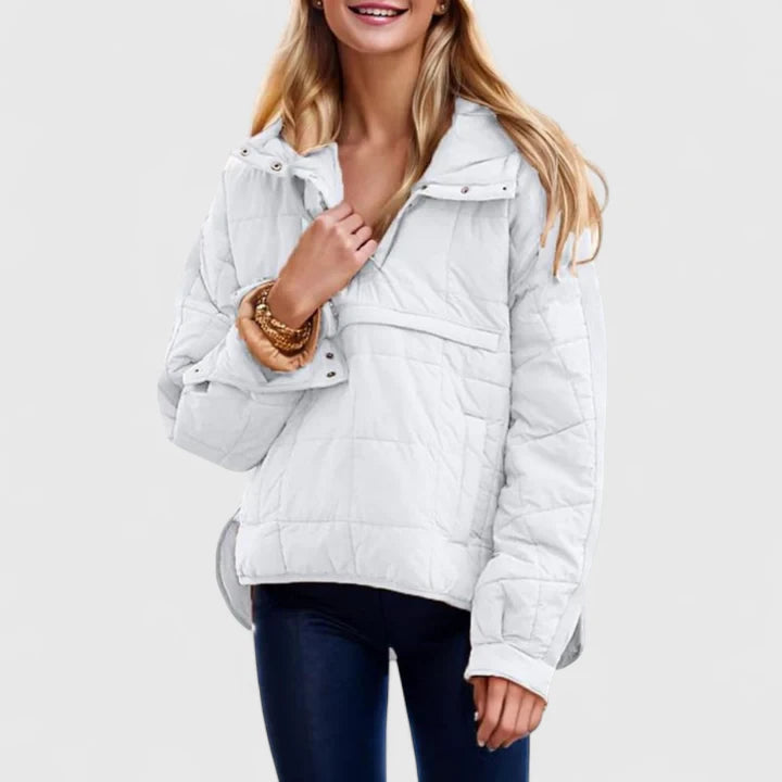 Waterproof Oversized Pullover Jacket with Hood