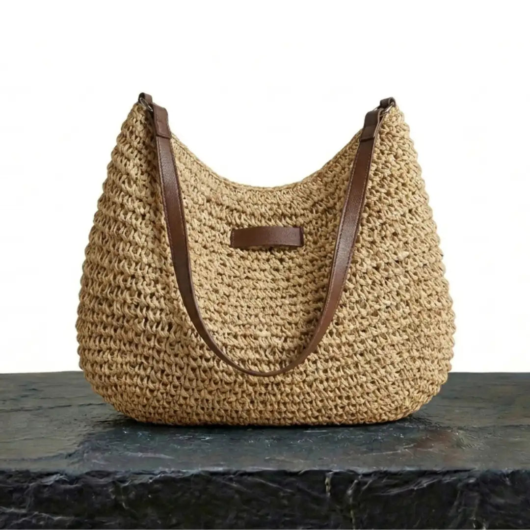 Straw Crossbody Bag