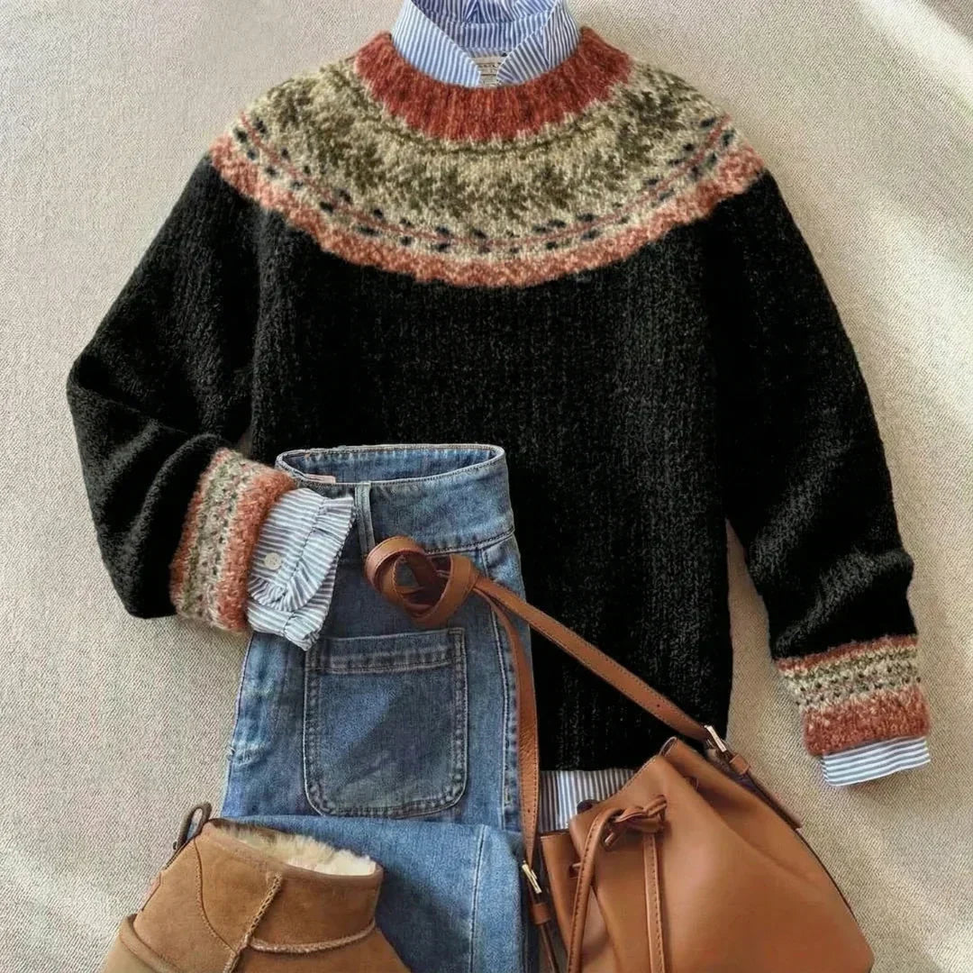 Chic Vintage Knit Sweater Holly