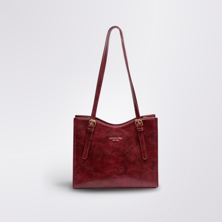 Vintage Vegan Leather Shoulder Bag