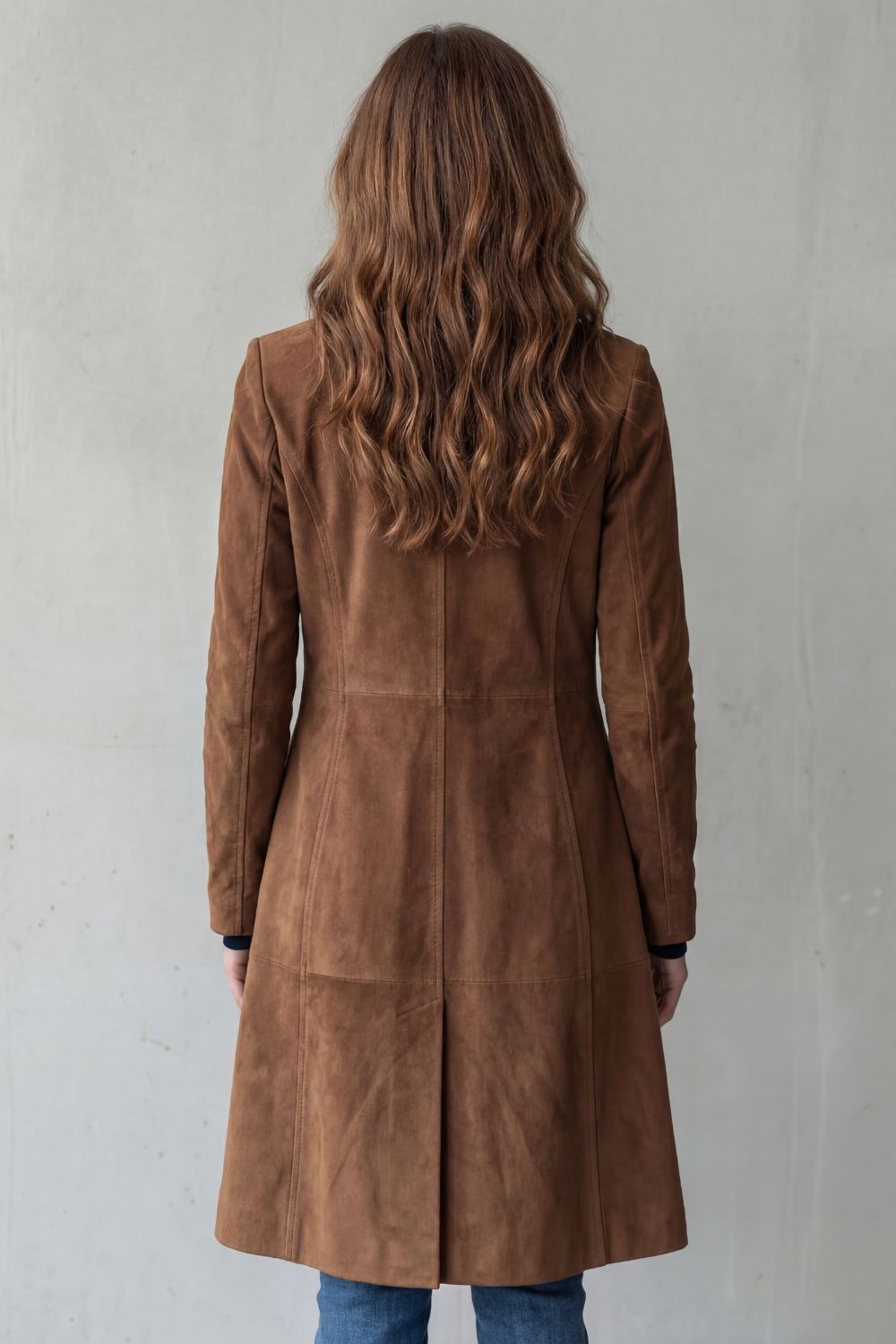 Vintage Suede Long Coat