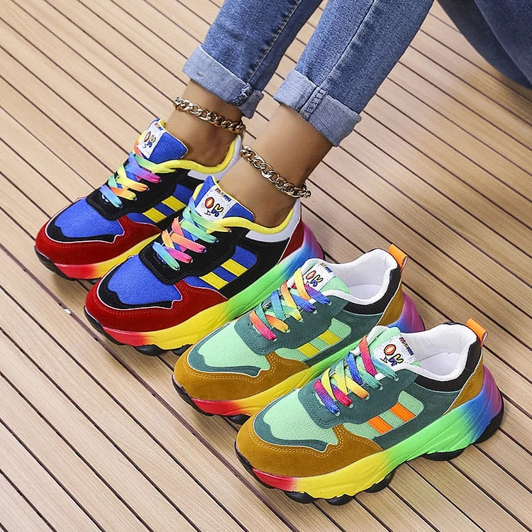Rainbow Comfort Sneakers