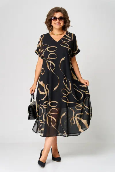 Cozy Elegant Midi Dress