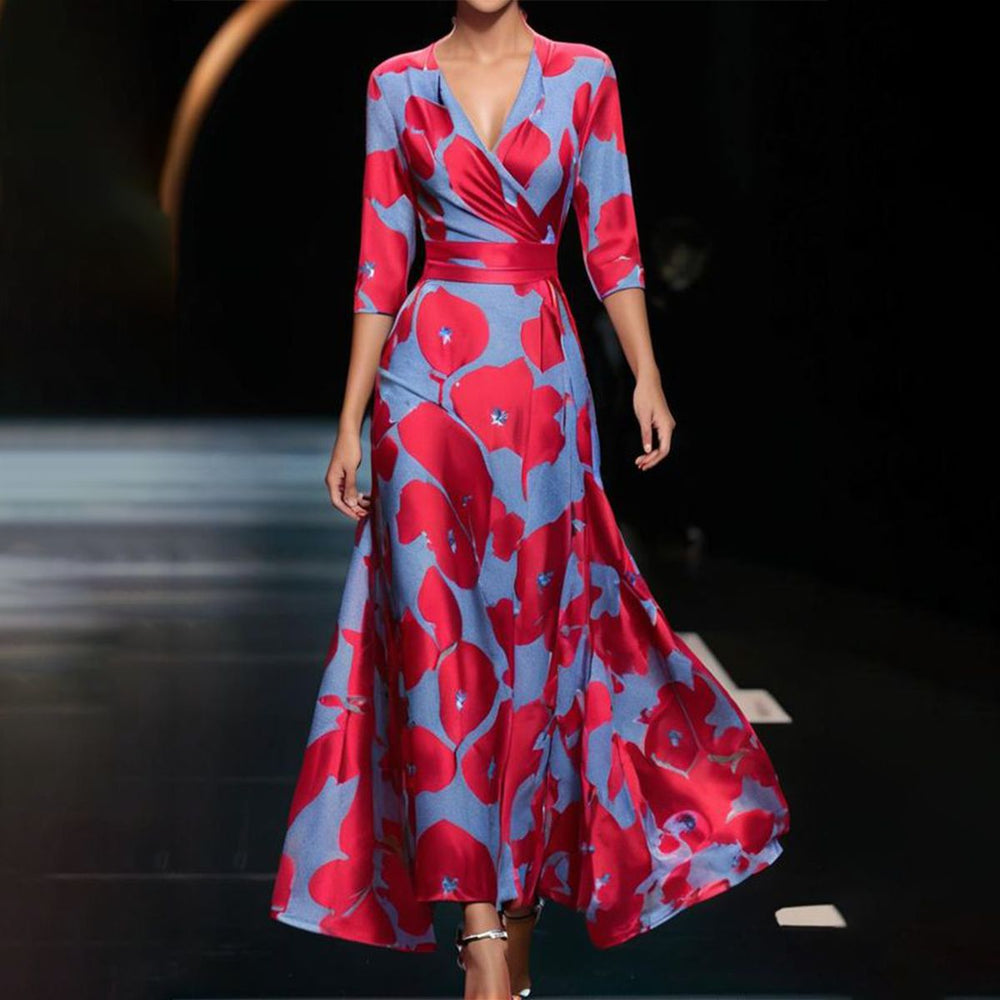 Comfortable V-Neck Dress