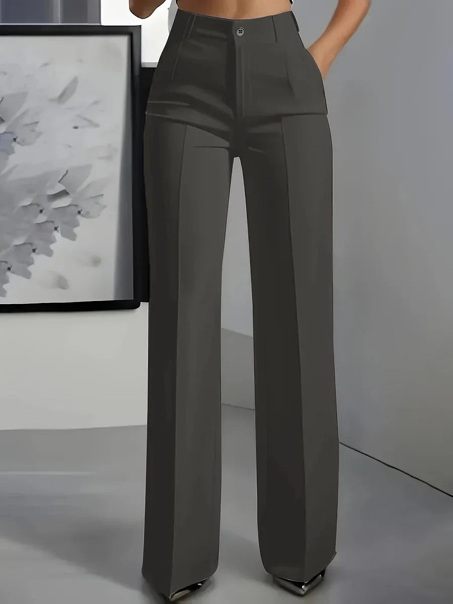 High-Waisted Tailored Pants Harrah