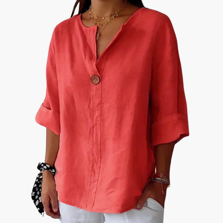 Lucy | Casual V-Neck Blouse