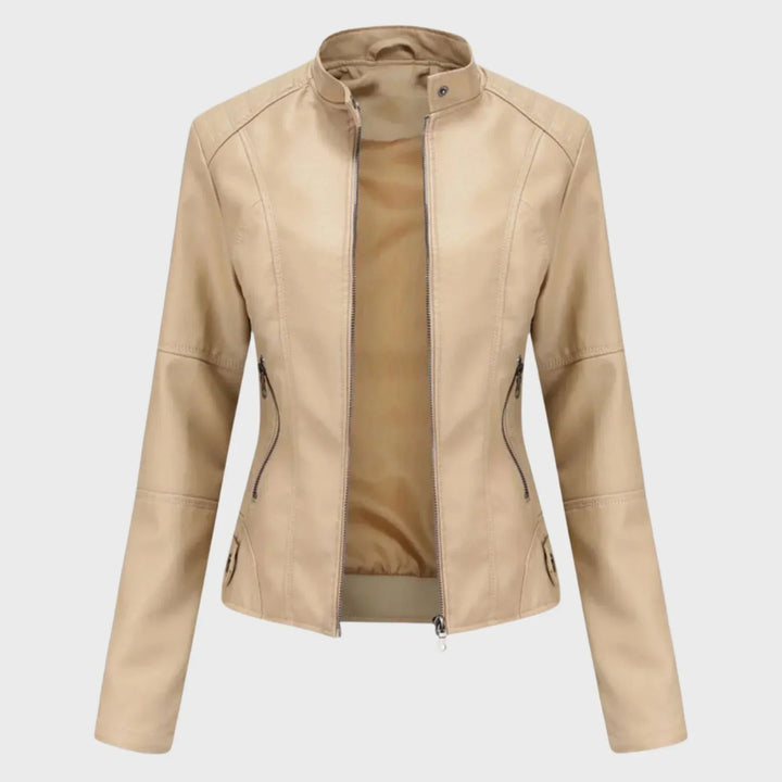 Everyday Leather Jacket with Timeless Elegance