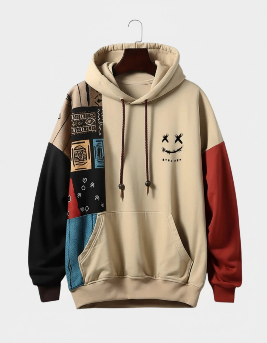 Urban Patchwork Hoodie