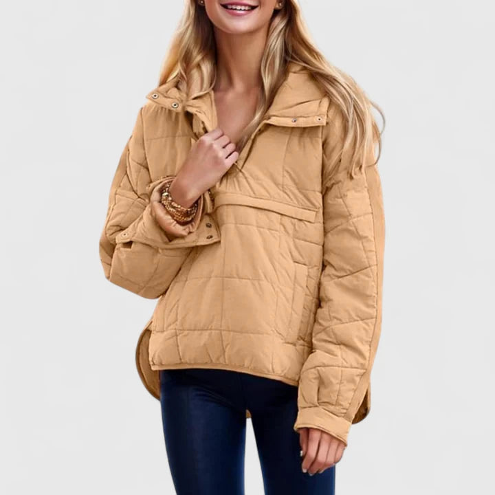 Waterproof Oversized Pullover Jacket with Hood