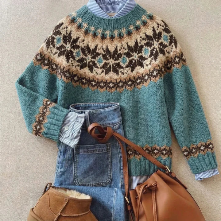 Chic Vintage Knit Sweater