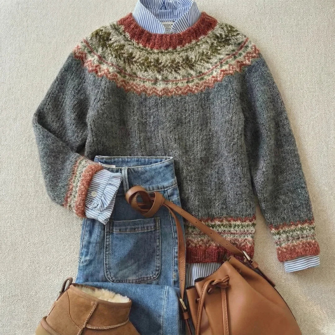 Classic Vintage Knit Sweater Gemma