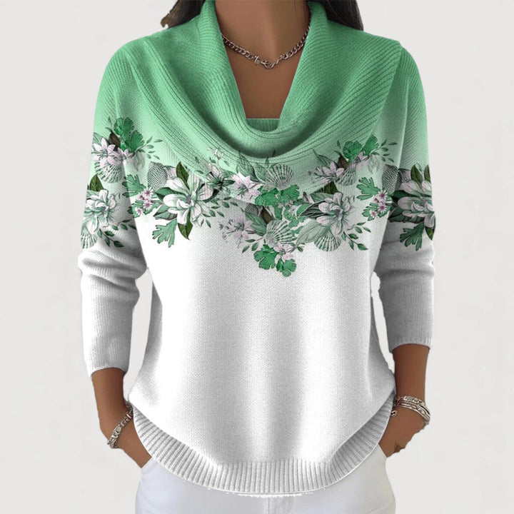 Floral Knitted Sweater