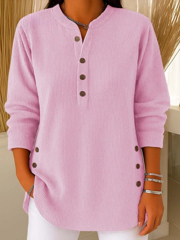 Button Henley Tunic