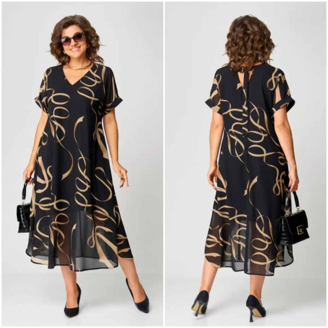 Cozy Elegant Midi Dress