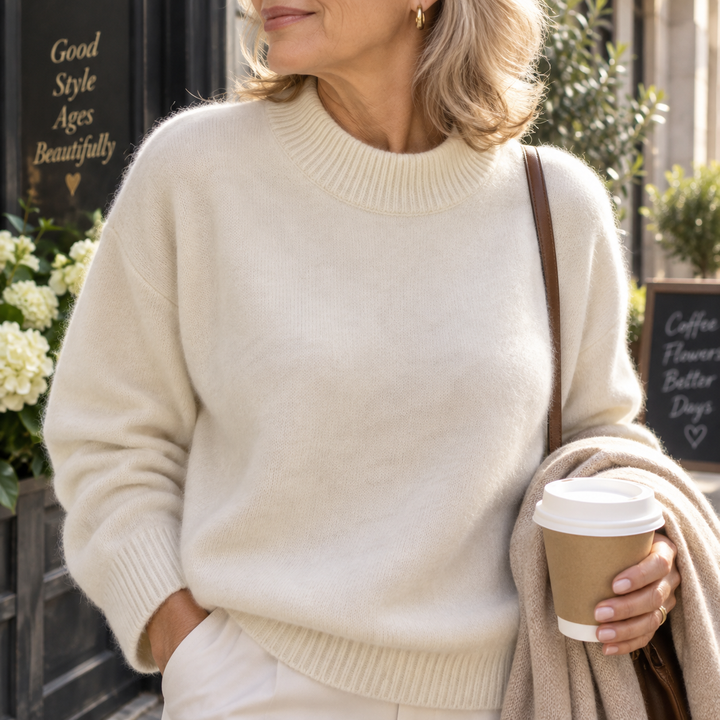 Soft Mock Neck Sweater