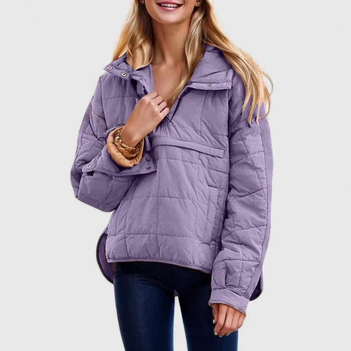 Waterproof Oversized Pullover Jacket with Hood