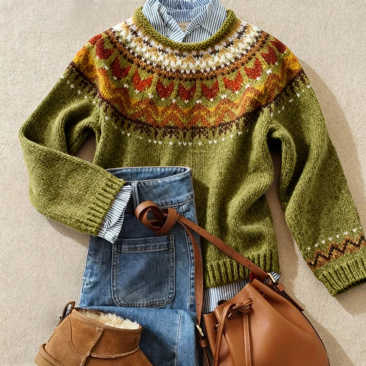 Nordic Knit Sweater Amy