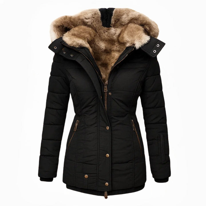Hooded Quilted Winter Coat