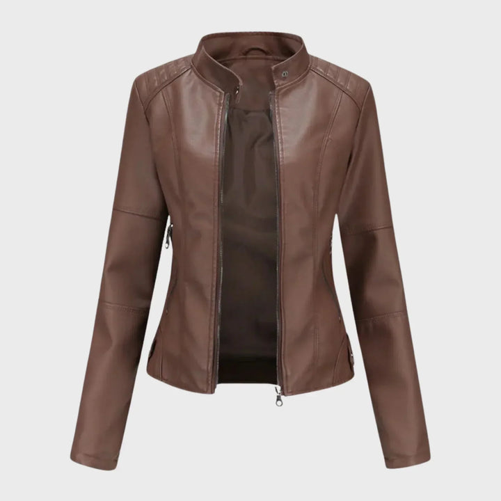 Everyday Leather Jacket with Timeless Elegance