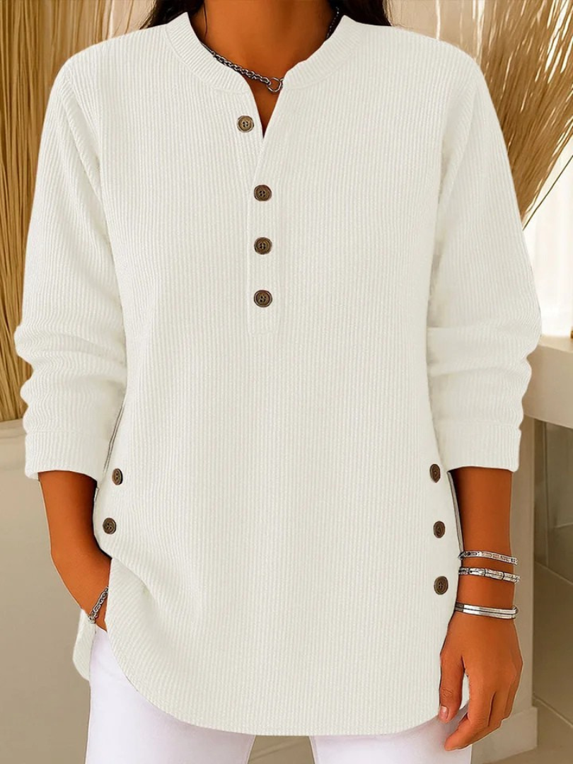 Button Henley Tunic