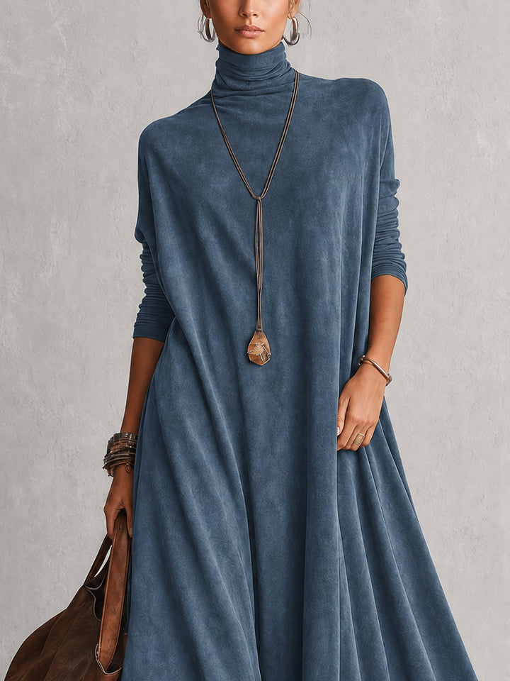 Vintage Suede Maxi Dress