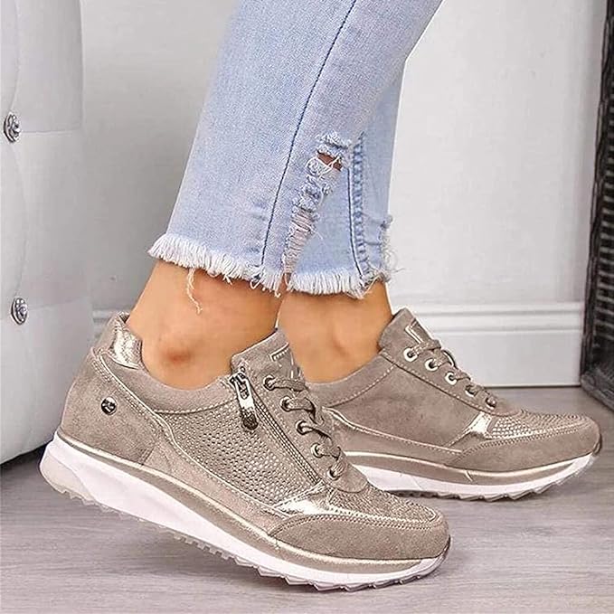 Zip-Up Orthopedic Sneakers