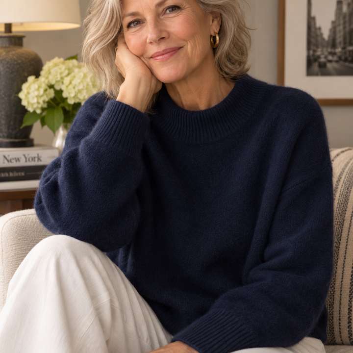 Soft Mock Neck Sweater