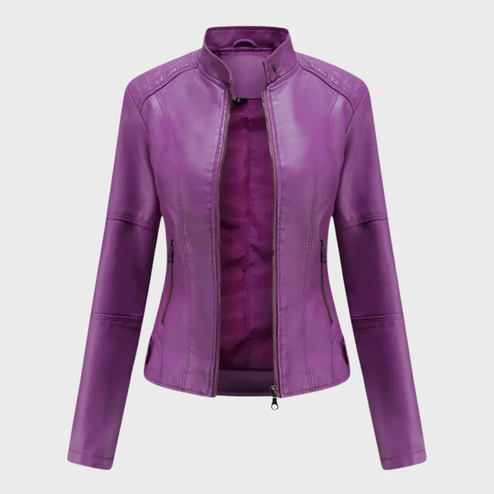 Everyday Leather Jacket with Timeless Elegance