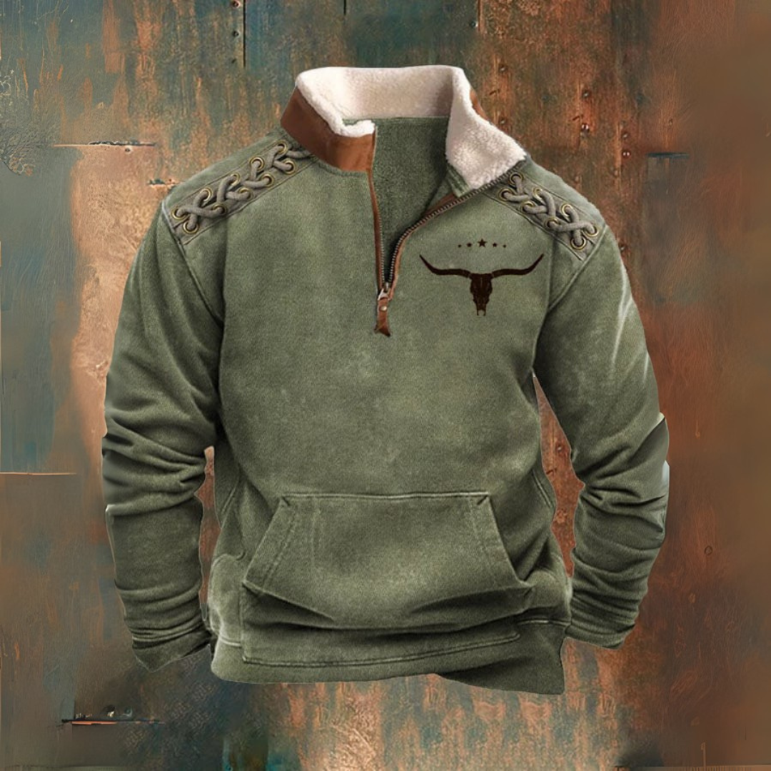 Autumn-Winter Half-Zip Jacket Alvin