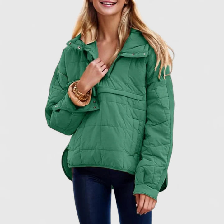 Waterproof Oversized Pullover Jacket with Hood