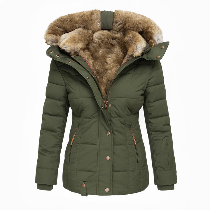 Hooded Quilted Winter Coat