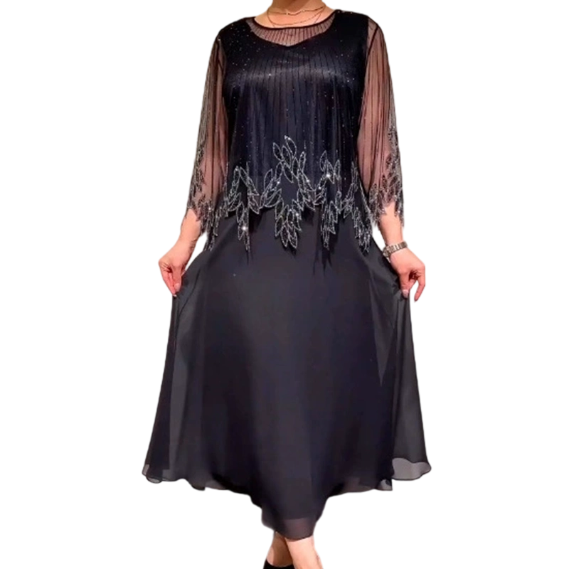 Flowing Elegant Midi Dress