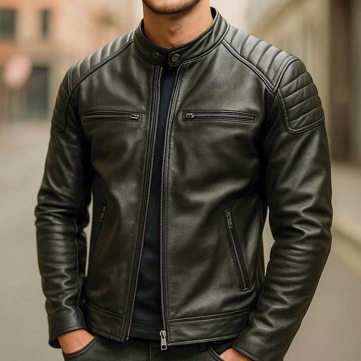 Premium Leather Moto Jacket
