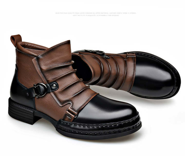 Genuine Leather Ankle Boots