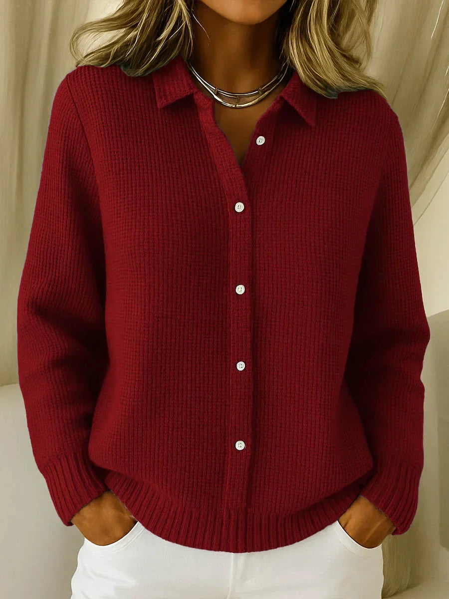 Textured Knit Button Cardigan Katrina
