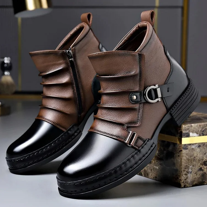 Genuine Leather Ankle Boots