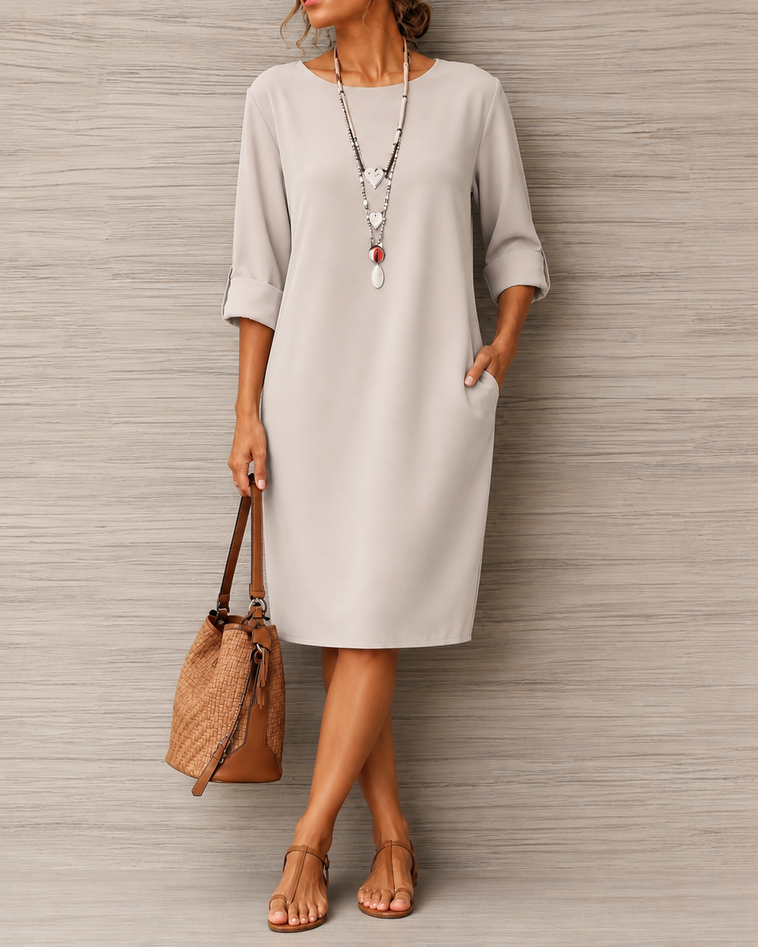 Relaxed Midi Dress
