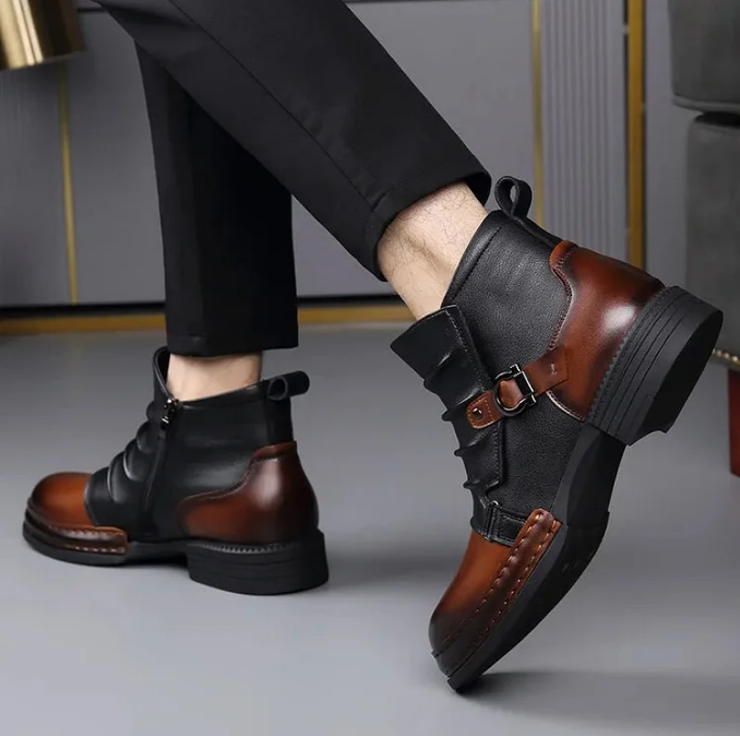 Genuine Leather Ankle Boots