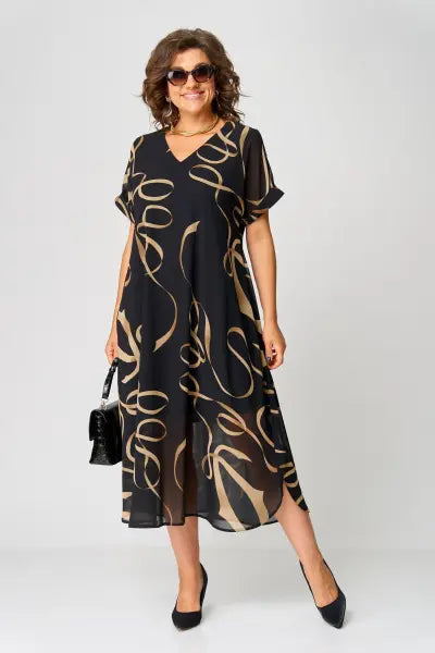 Cozy Elegant Midi Dress