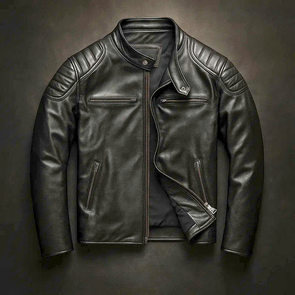 Premium Leather Moto Jacket