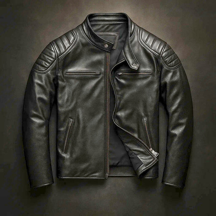 Premium Leather Moto Jacket