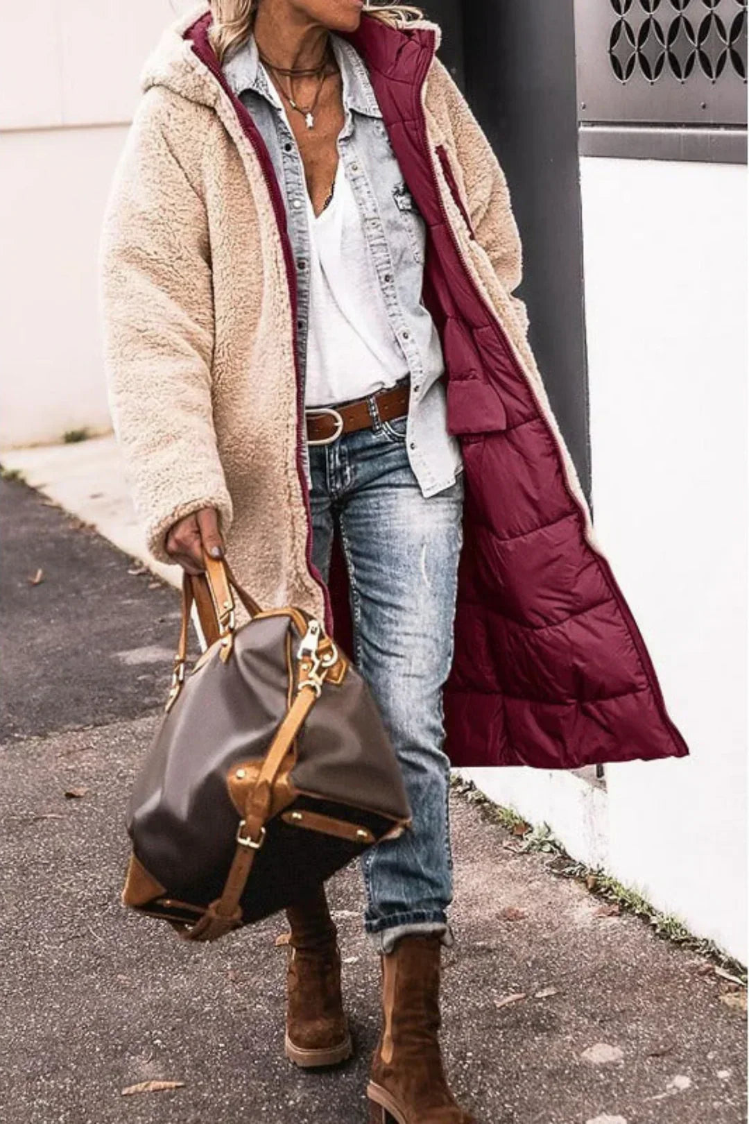 Reversible Long Winter Jacket