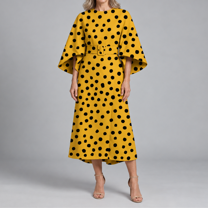 Statement Print Midi Dress