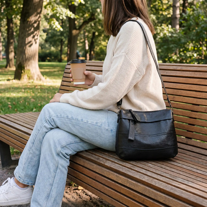 Multi-Compartment Crossbody Bag