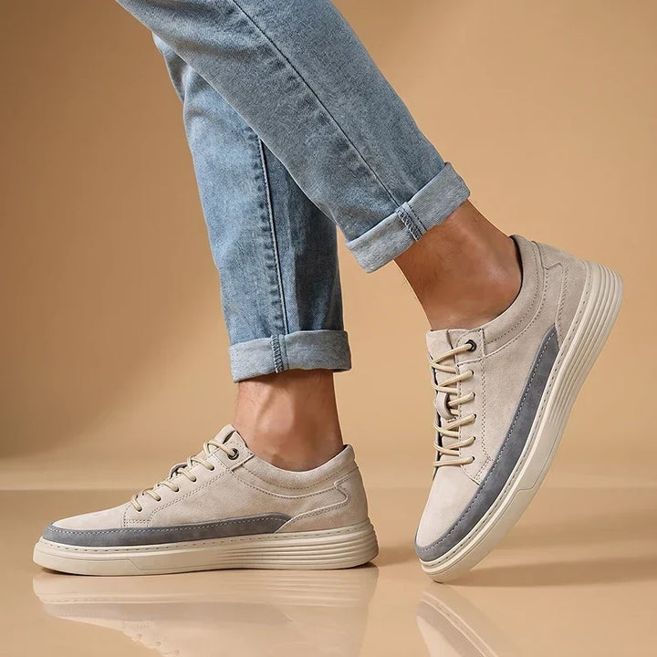 Suede Cushioned Casual Sneakers