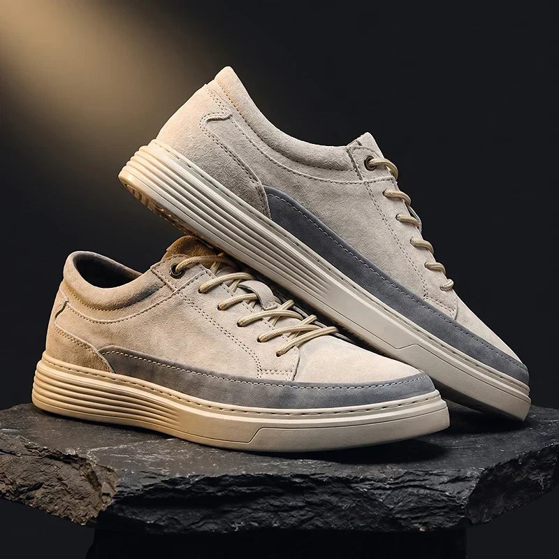 Suede Cushioned Casual Sneakers