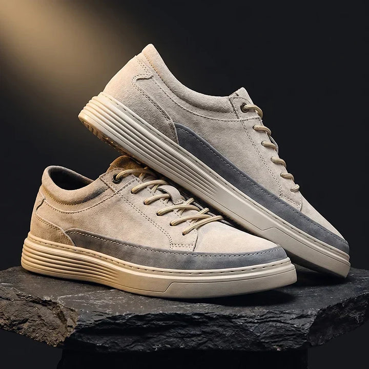 Suede Cushioned Casual Sneakers