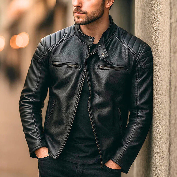 Premium Leather Moto Jacket